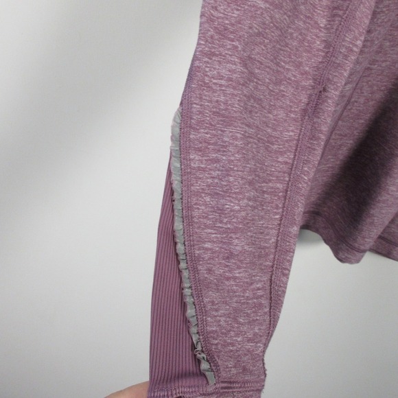 Lululemon Full Tilt 1/2 Zip Pullover Long Sleeve Top Women 8 Purple 358 - Picture 12 of 15